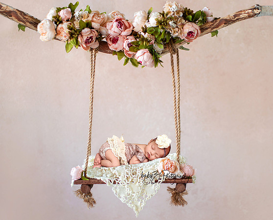babyZ Photography Douglaston New York newborn photographer Floral Swing Digital F1 W