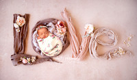 babyZ Photography Douglaston New York newborn photographer LOVE flowers Digital CW