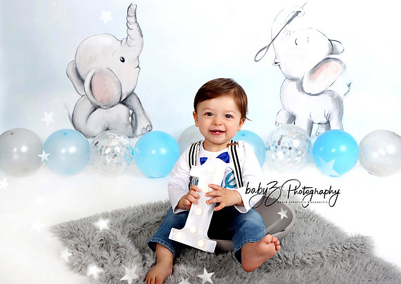 babyZ photography Bayside New York first birthday cake smash photographer IMG_1217 1a star effect W1